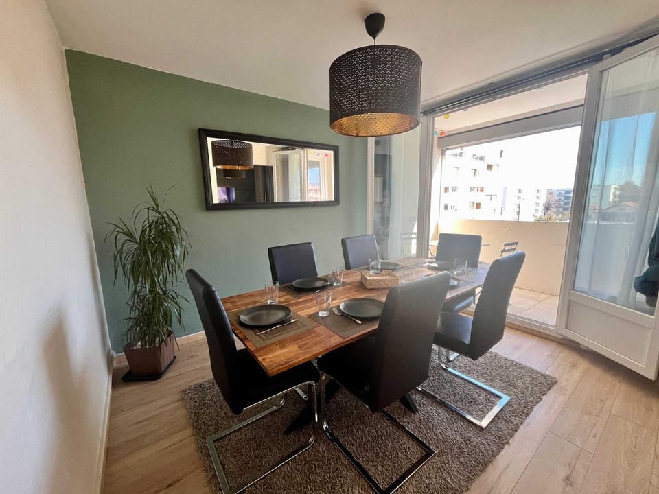 Ariane - 4-6p - Near Spacial Center & Metro Apartment in Toulouse