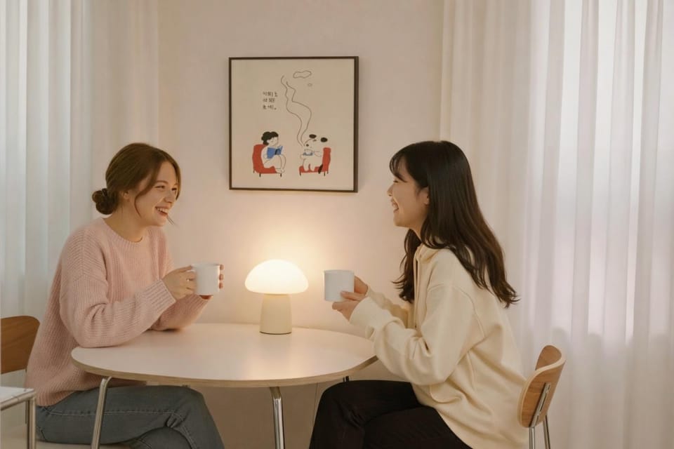 Dining area, Guests