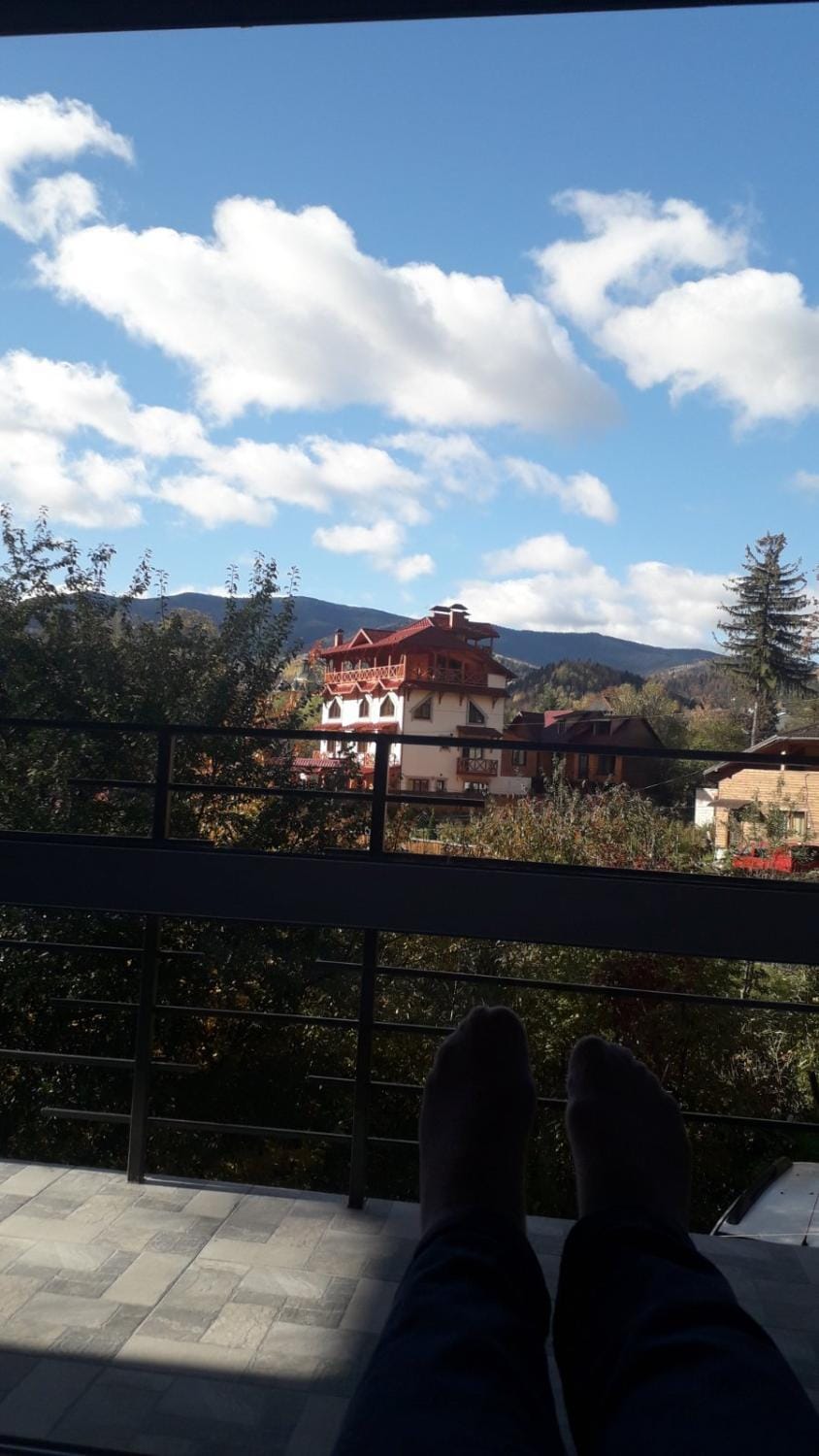Day, Natural landscape, View (from property/room), Balcony/Terrace, Mountain view