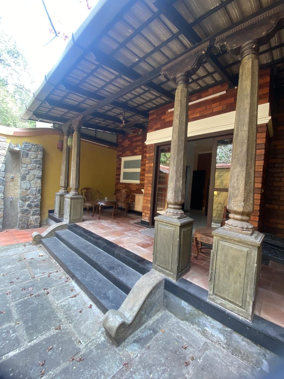 Property building, Patio