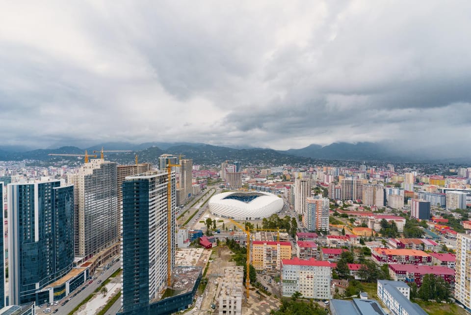 Natural landscape, Bird's eye view, City view, Mountain view
