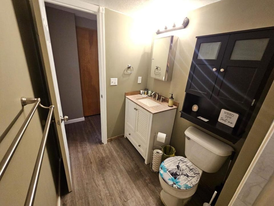 Toilet, Bathroom, towels