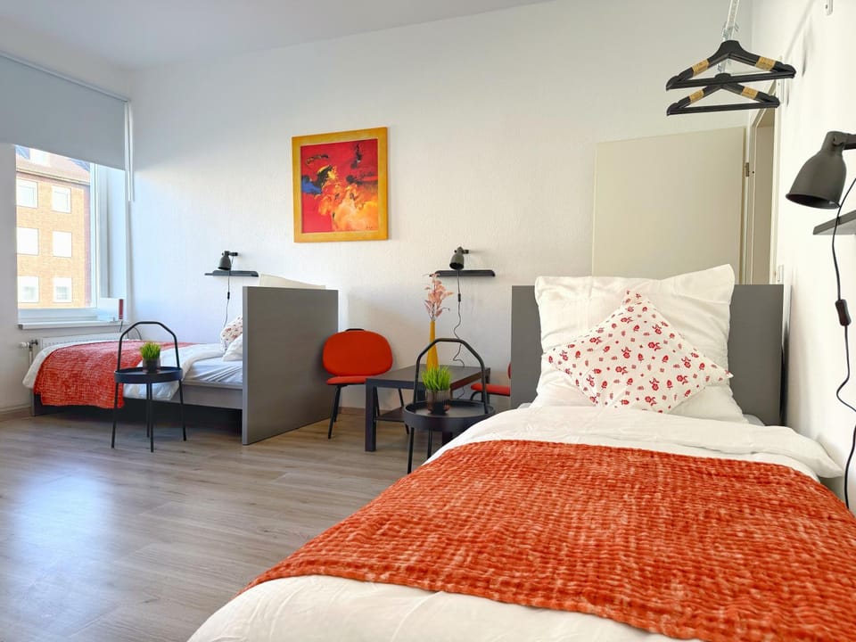 Bed, View (from property/room), Photo of the whole room, Decorative detail, Bedroom