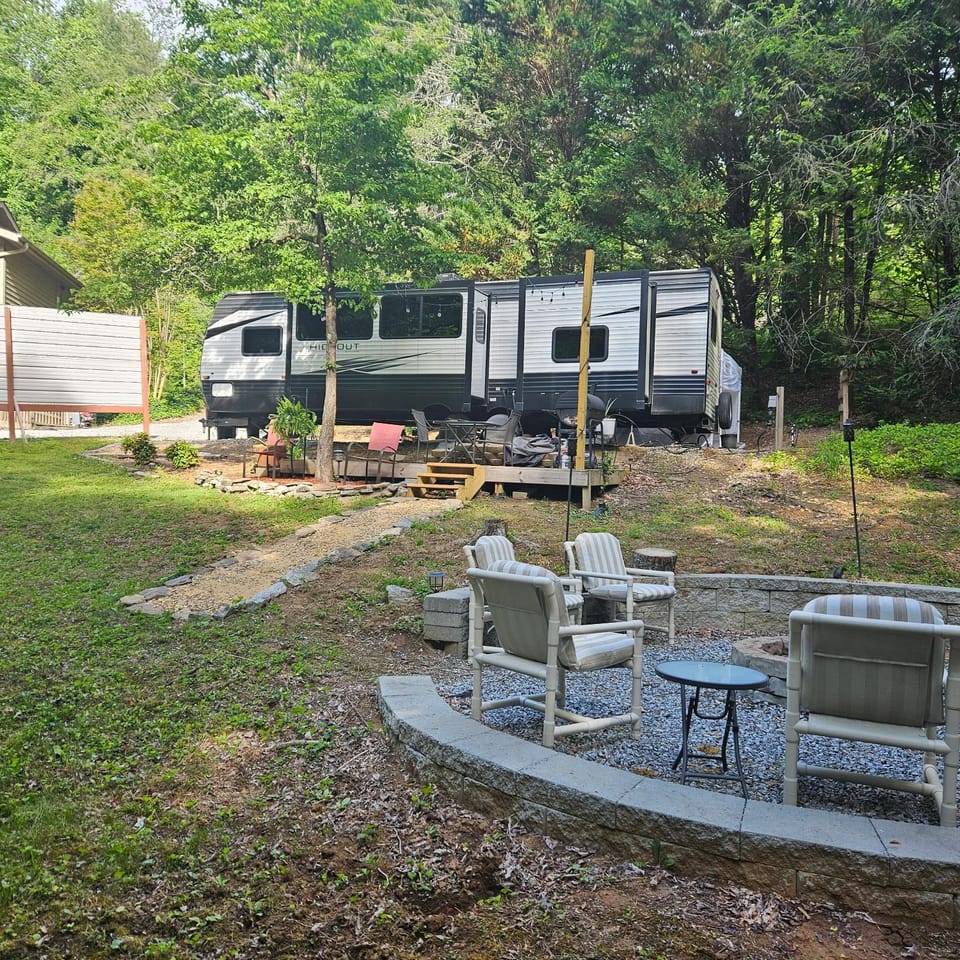 Glamping in the smoky mountains Campground/ 
RV Resort in Tennessee