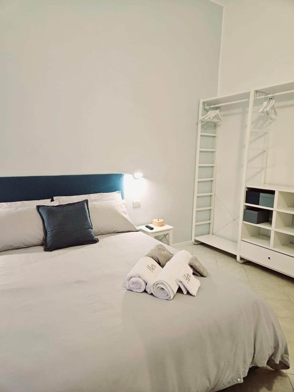 Bed, Photo of the whole room, Bedroom, towels, wardrobe