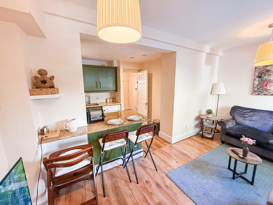 Property building, TV and multimedia, Kitchen or kitchenette, Living room, Decorative detail, Seating area, Dining area, flat iron, heating, internet, oven, stove