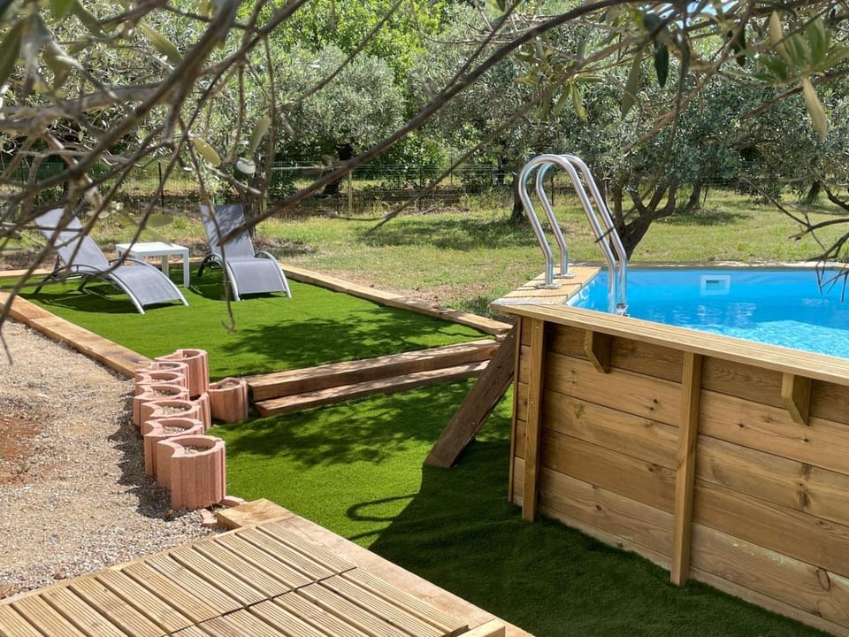 Gorges du Verdon-Piscine-Jardin-Bastidon provençal House in Aups