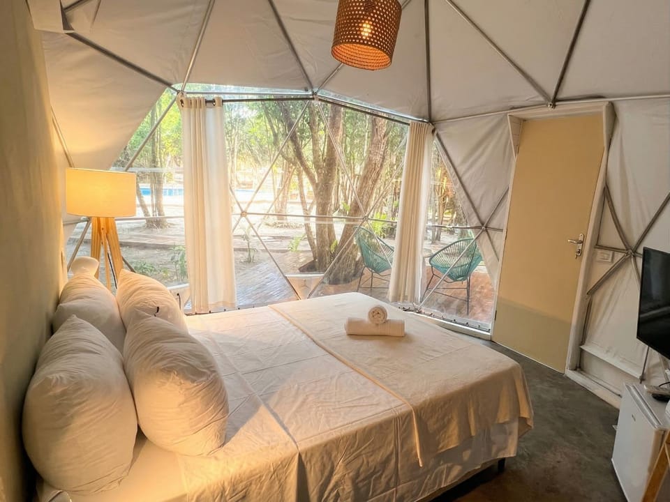 Único Domo de Pipa Conforto e Exclusividade na Mata Luxury tent in Pipa Beach