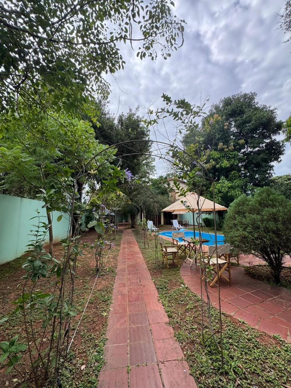 Patio, Garden, Swimming pool