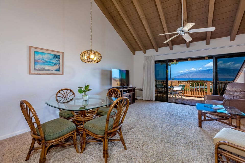 Maui Kamaole #L-203 Full Ocean View, A/C Throughout, Wifi, Great Location Apartment in Wailea