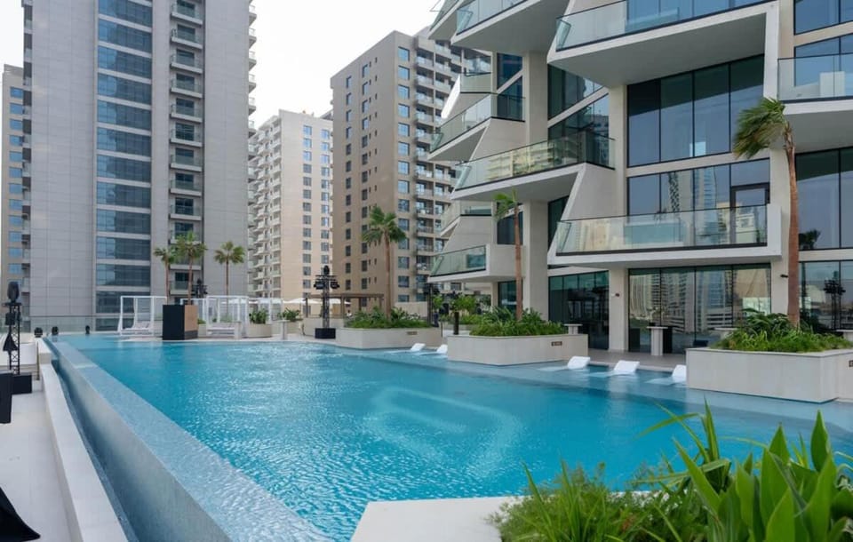 Exclusive 1BR Oasis Private Pool Binghatti Royale Apartment in Dubai