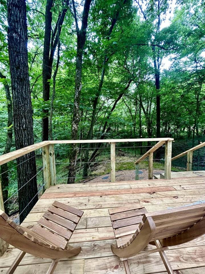 Charming Woodland Glamping Tents with Fire Pit and Elevated Decks near Gentry, West Virginia House in Arkansas