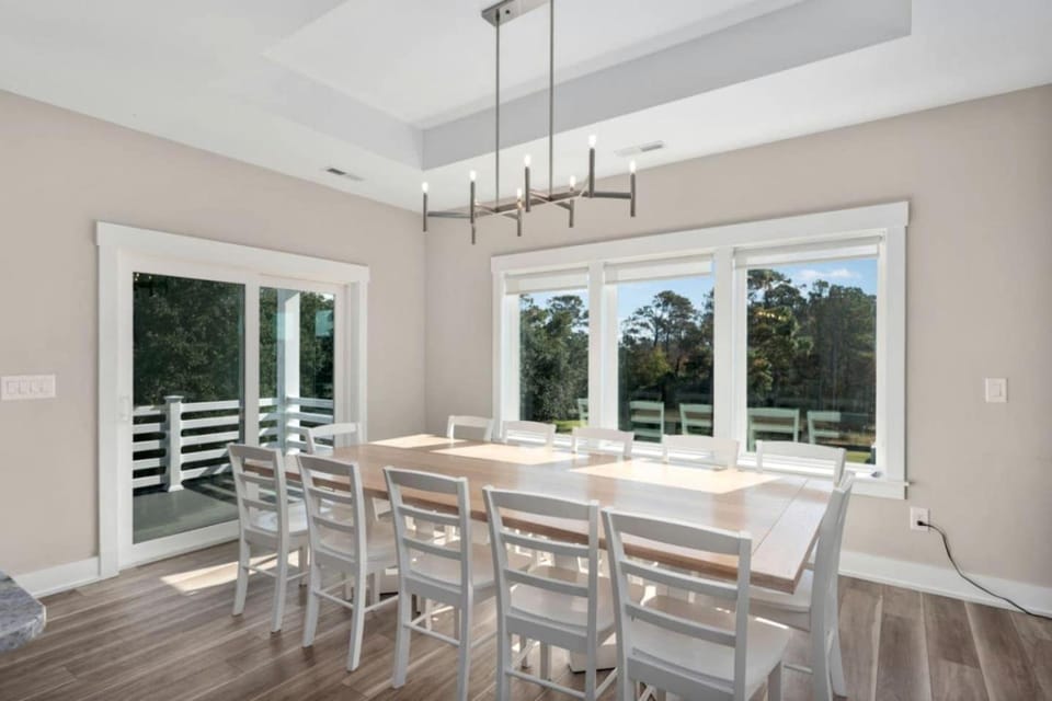 Spacious Coastal Retreat with Pool, Hot Tub, Game Room & Private Balconies in Corolla, North Carolina House in Corolla