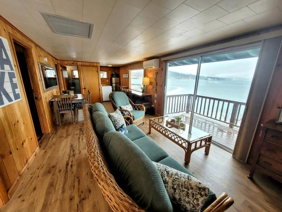 Scenic Lakeside Cabin with Exclusive Boat Dock Near Weirs Beach, Laconia, New Hampshire Cabin in Laconia