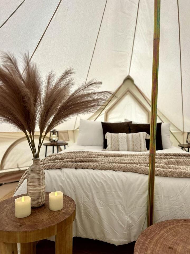 Enchanted Woodland Glamping Tent with Fire Pit & Clubhouse Kitchen Access Near Gentry, Arkansas House in Arkansas