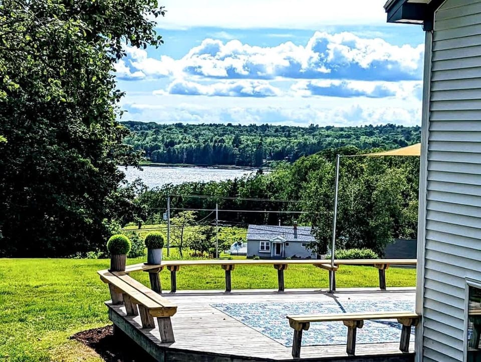 Charming Waterview Cottage with Sunset Views & Private Deck Near Acadia National Park | Ellsworth, Maine House in Trenton