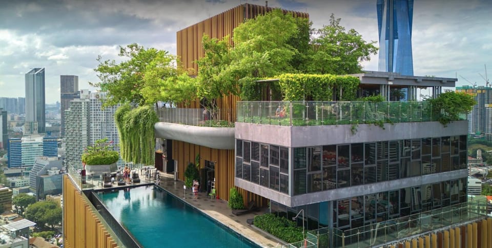 Property building, City view, Pool view, Swimming pool
