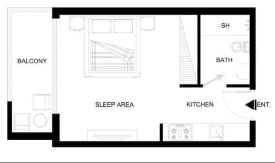 Free housekeeping visits during your stay - StayShort - Elegant Studio Living in JVC Perfect for 2 Apartment in Dubai