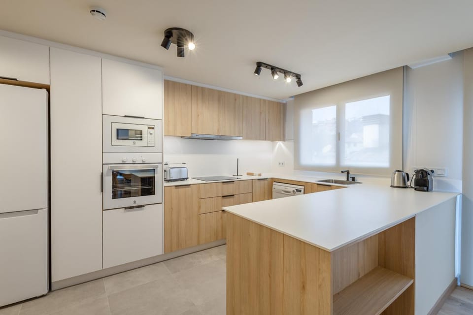 Kitchen or kitchenette, Living room