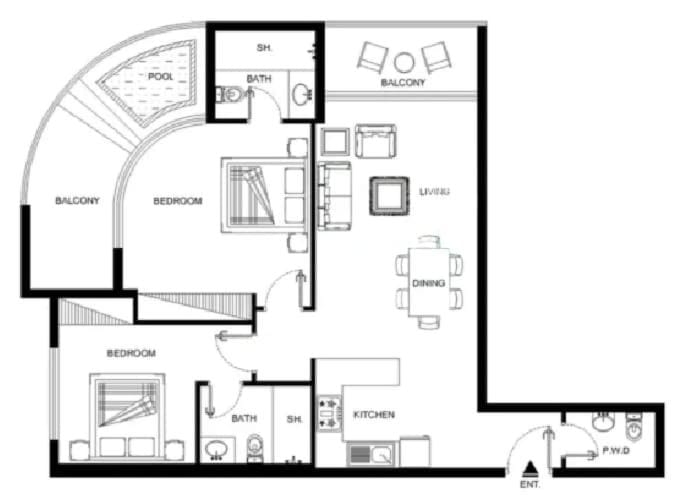 Free housekeeping visits during your stay - StayShort - Modern 2BR in Arjan that Sleeps 4 Apartment in Dubai
