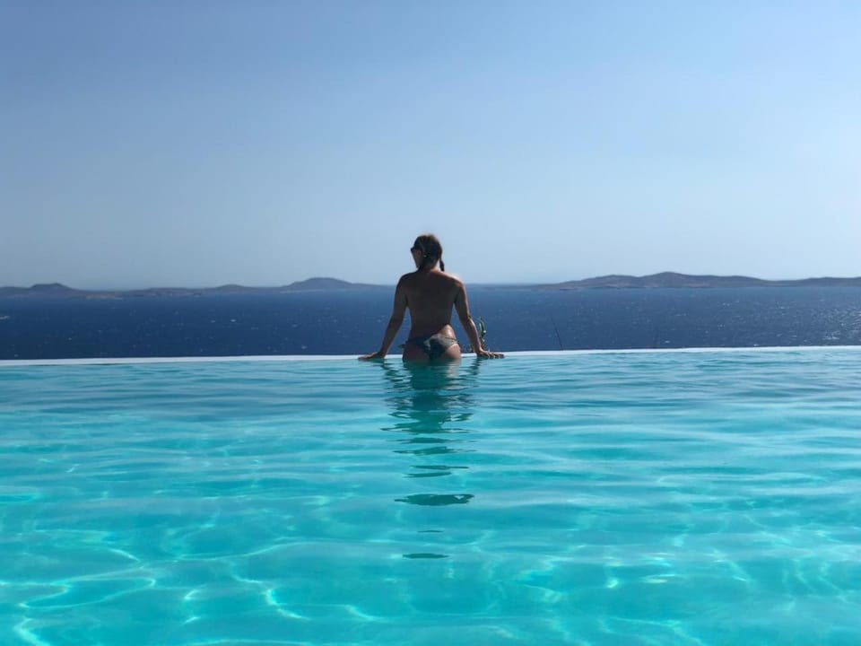 Guests, Pool view, Sea view, Swimming pool