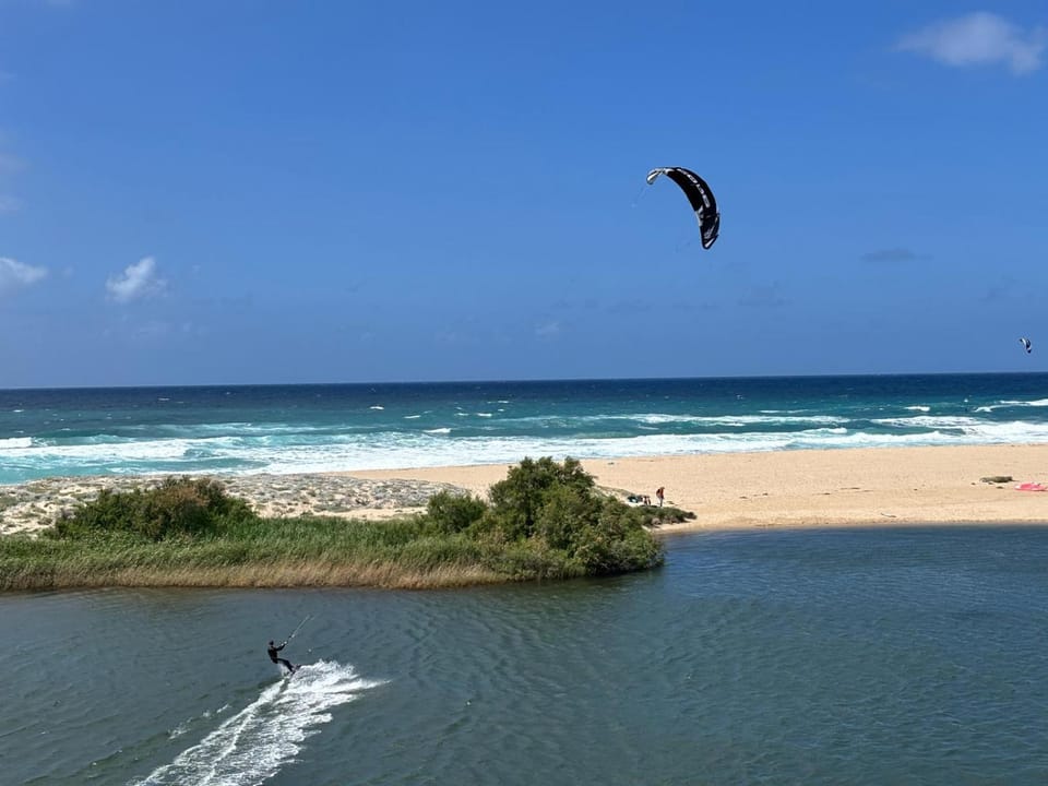 Natural landscape, Beach, Windsurfing, Sea view