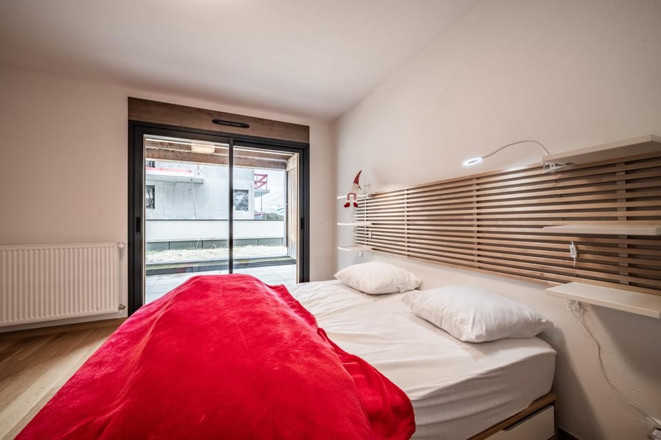 Property building, Living room, Bedroom