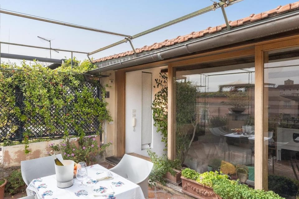 Design duplex Penthouse with Terrace and elevator in Monti Apartment in Rome