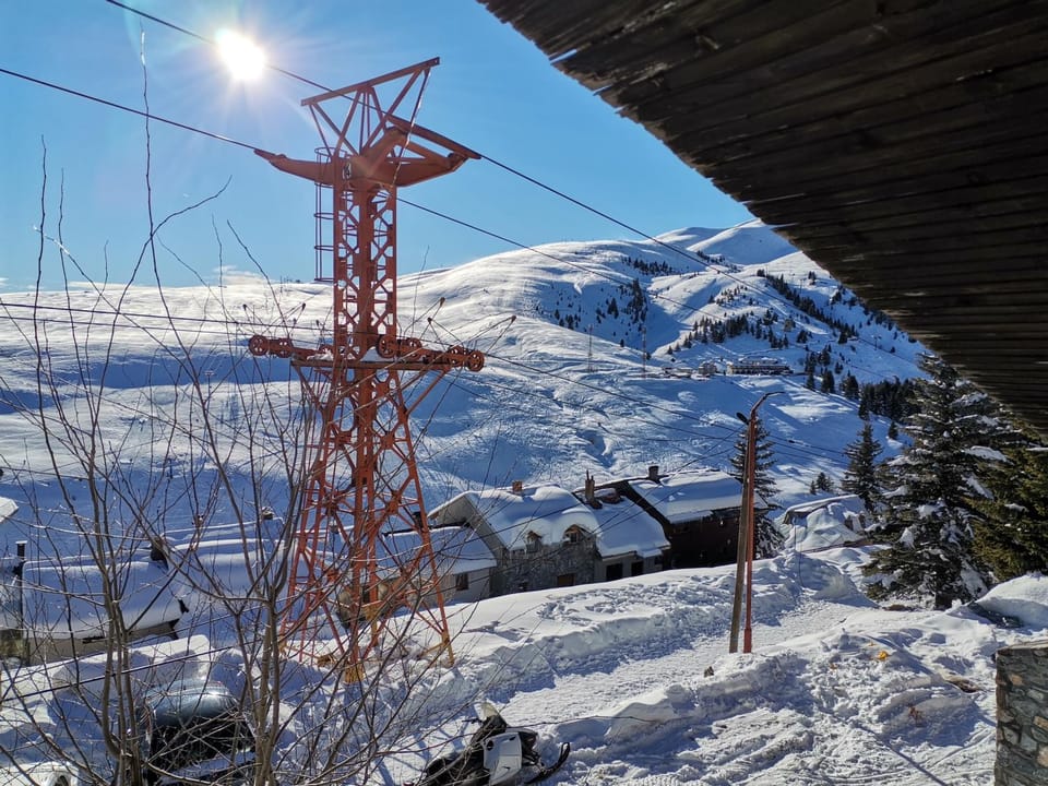 Day, Natural landscape, Winter, Mountain view