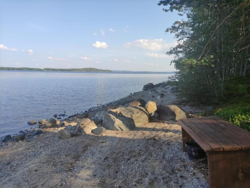 Beach, Lake view