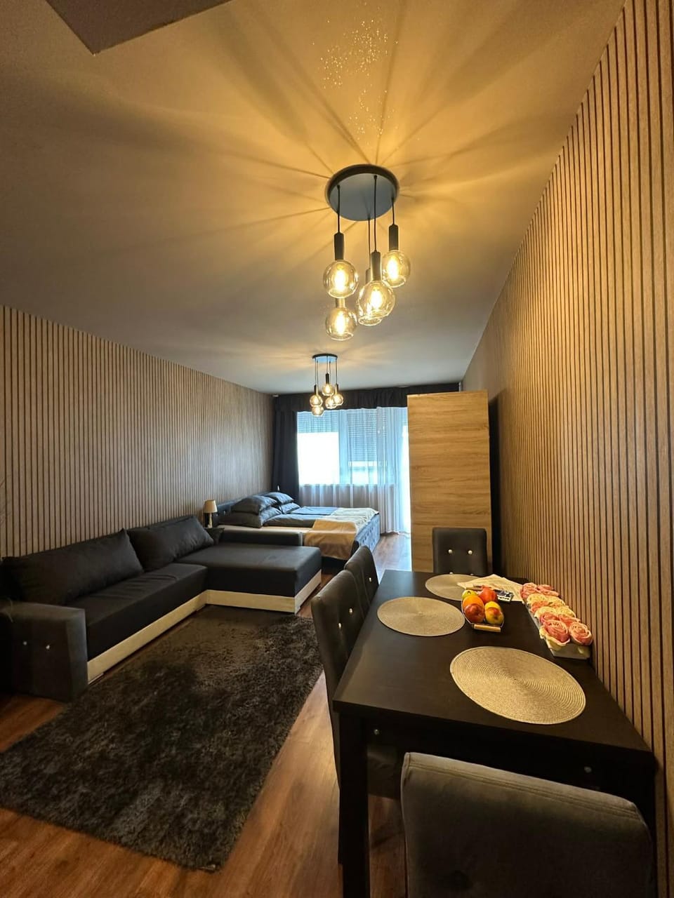 Bed, Photo of the whole room, Dining area, wardrobe