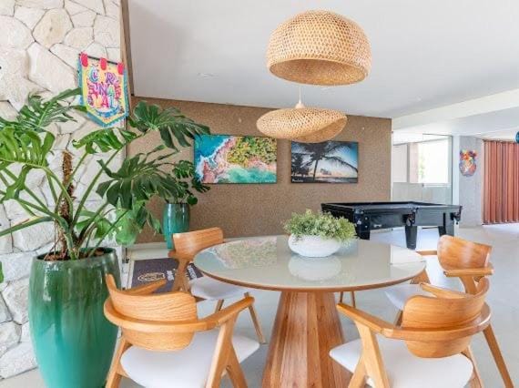 Apto Beira mar com 2 suítes- Serrambi Living Apartment in Ipojuca