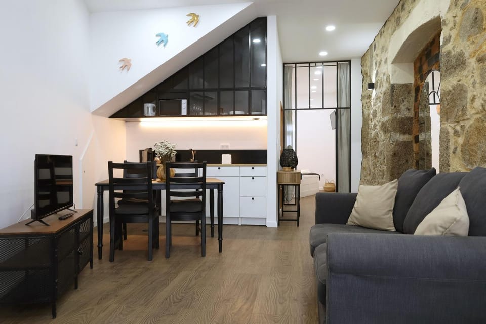 Kitchen or kitchenette, Living room, Dining area
