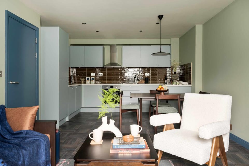 Living room, Dining area, kitchen