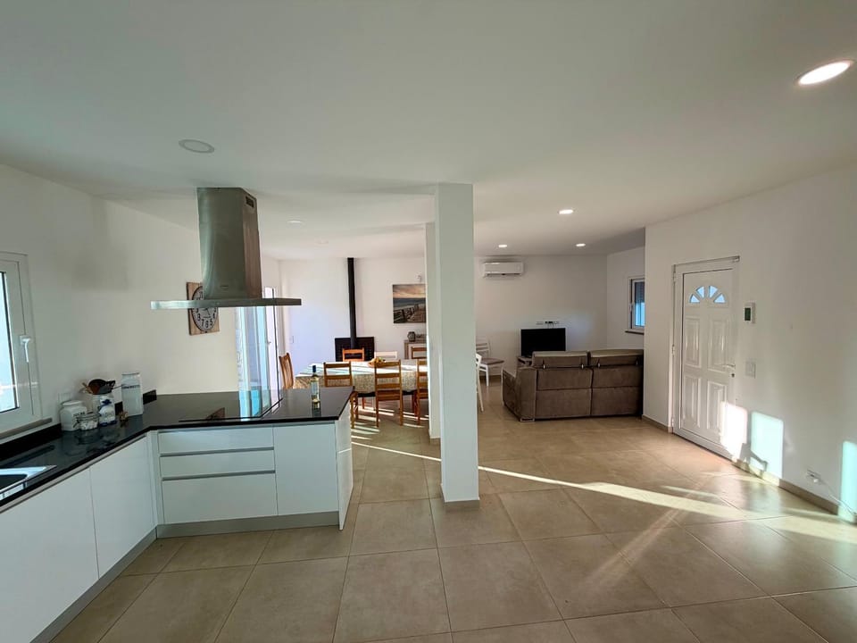 Living room, kitchen