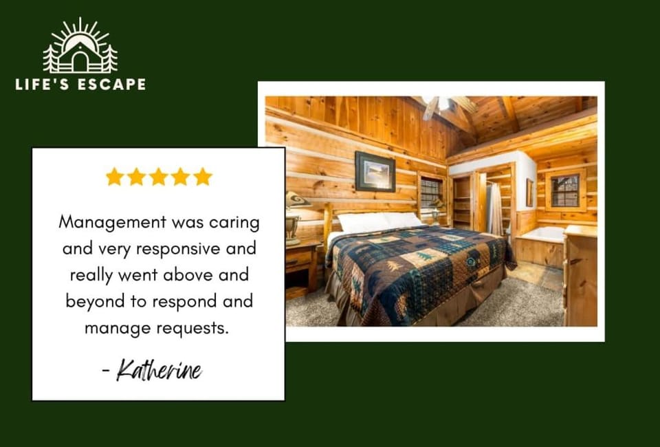 Cabin for 6 w Hot Tub & Game Room Cabin in Gatlinburg