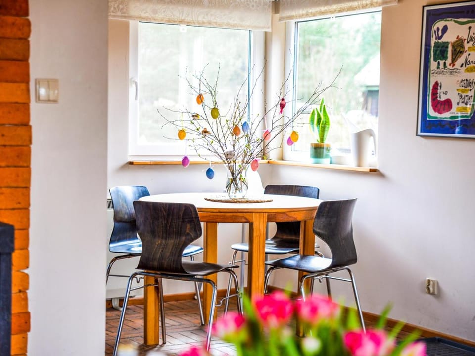 Kitchen or kitchenette, Decorative detail, Dining area, Garden view, Area and facilities