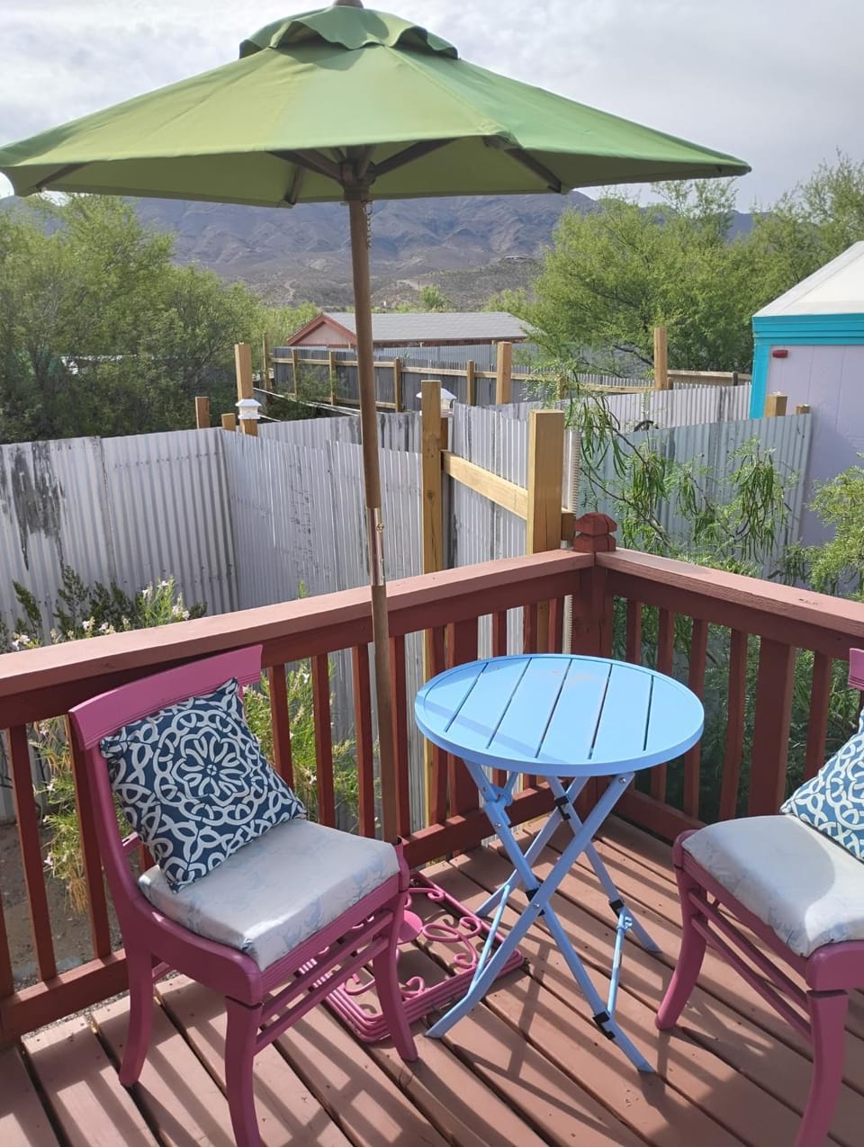Patio, Balcony/Terrace, Seating area, Mountain view