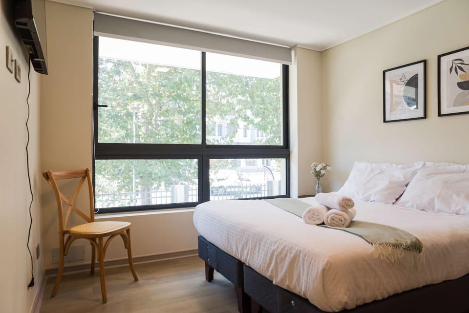 Bright 2D2BR Santiago Apartment Near Attractions Apartment in Santiago
