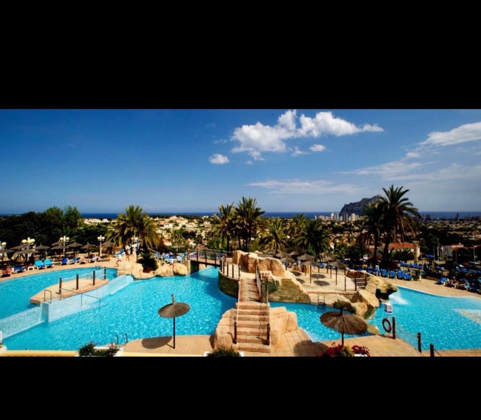 Pool view, Sea view, Swimming pool, sunbed
