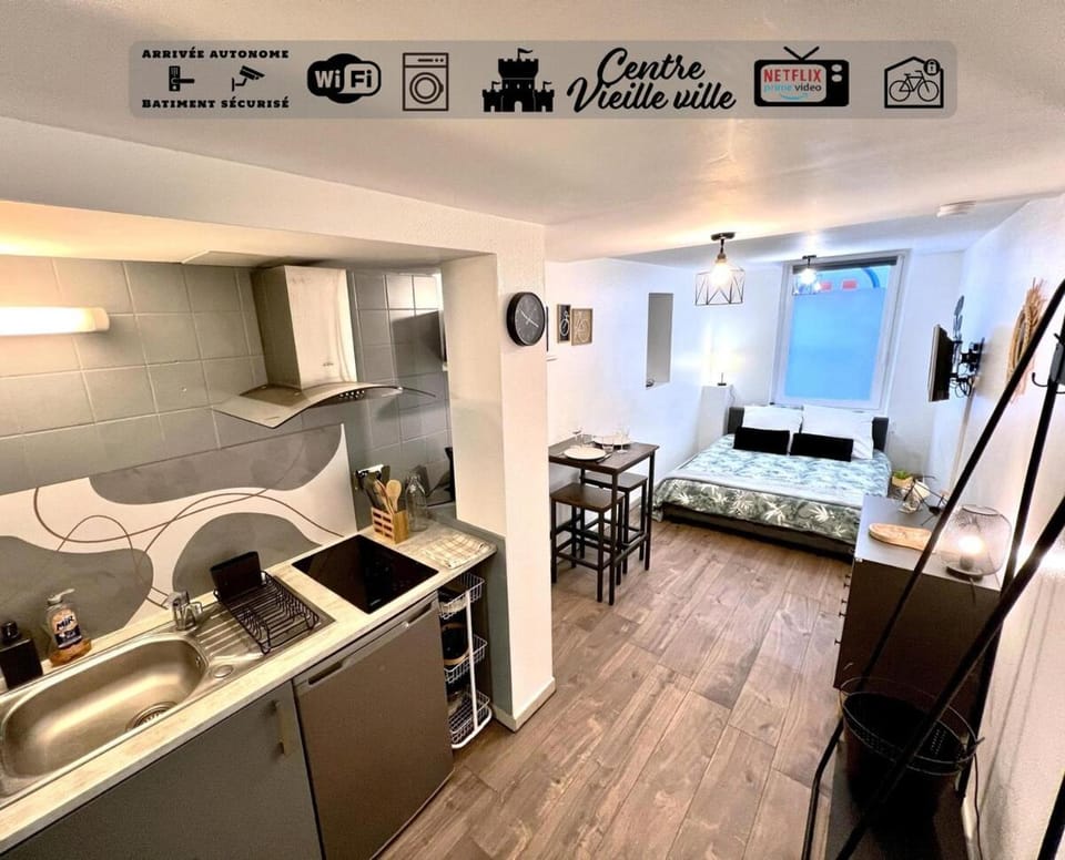 Montbel'appart Studio Central tout équipé Apartment in Montbéliard