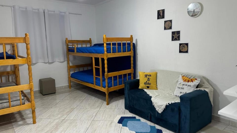 Photo of the whole room, bunk bed