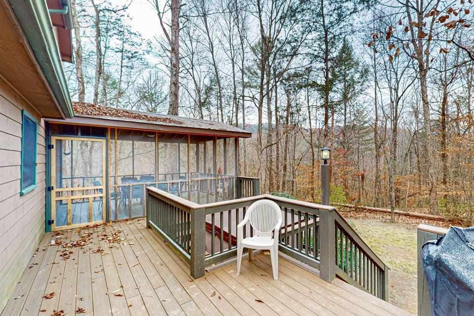 Serene Cabin Sleeps 6 Fire Pit Porch Hot Tub Cabin in Great Smoky Mountains
