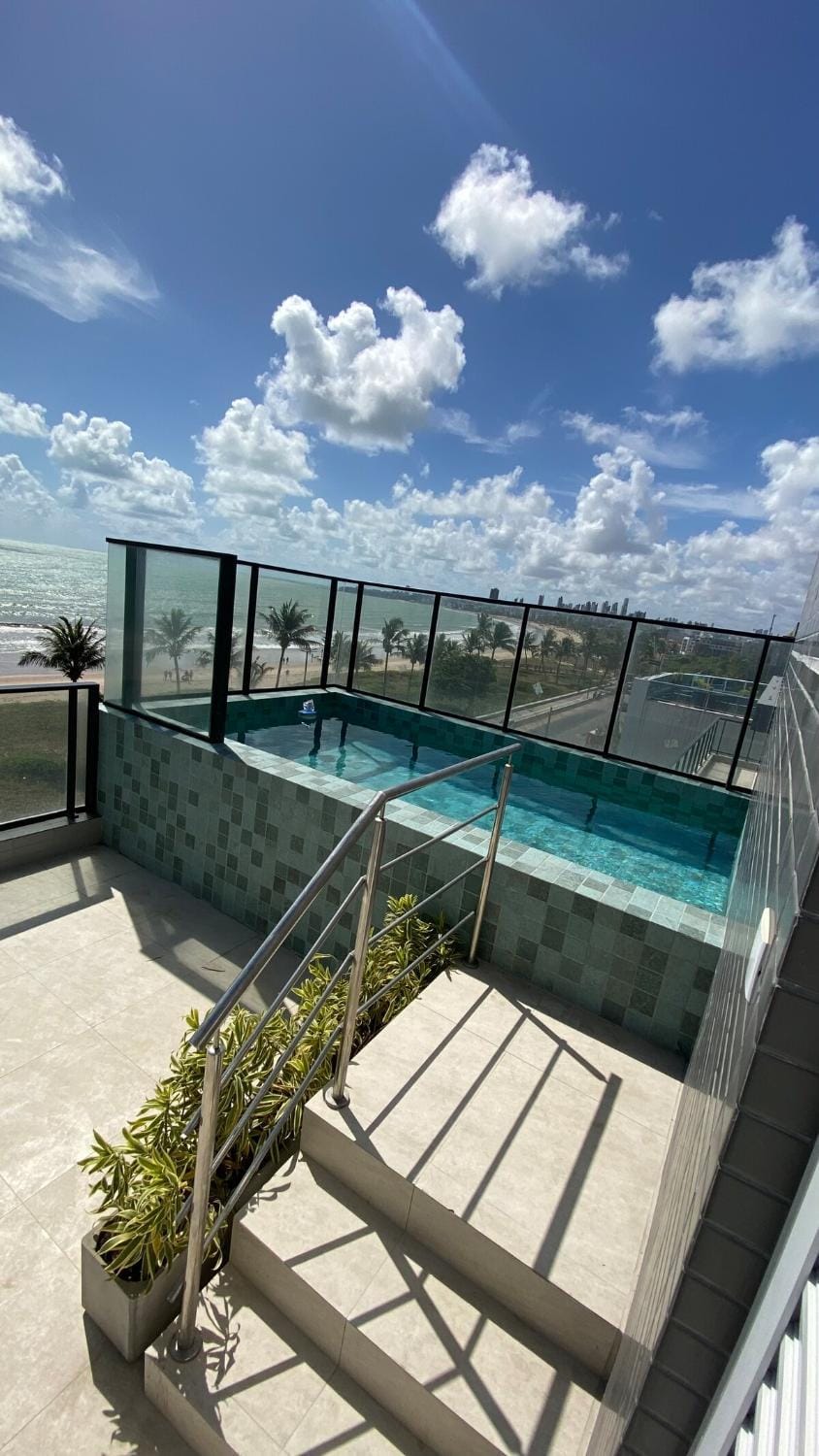 Natural landscape, Pool view, Sea view, Swimming pool