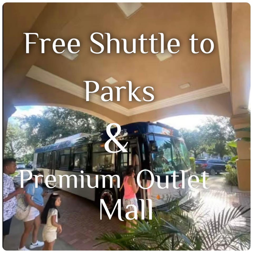 Free Shuttle Mickey Universal Epic SeaWorld Apartment in Orlando