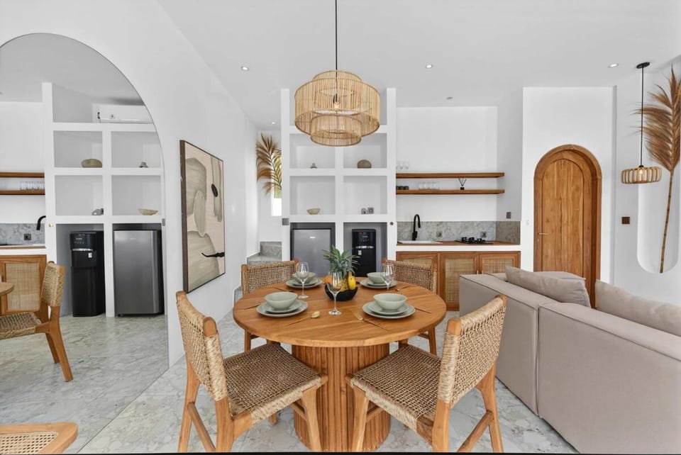 Unu Villa 12 Mediterranean 2BR With Rooftop & Pool Villa in North Kuta
