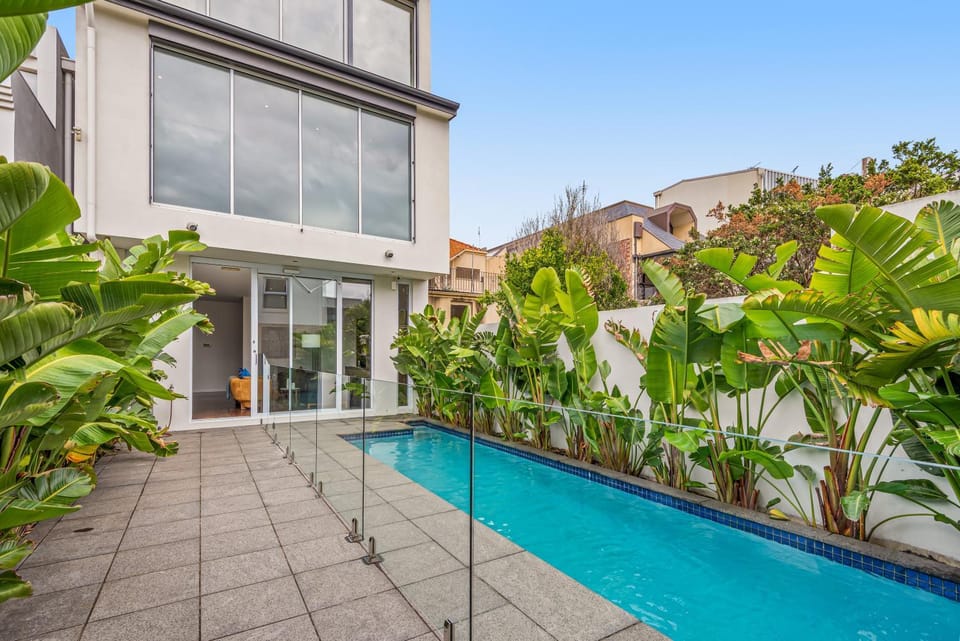 Property building, Pool view