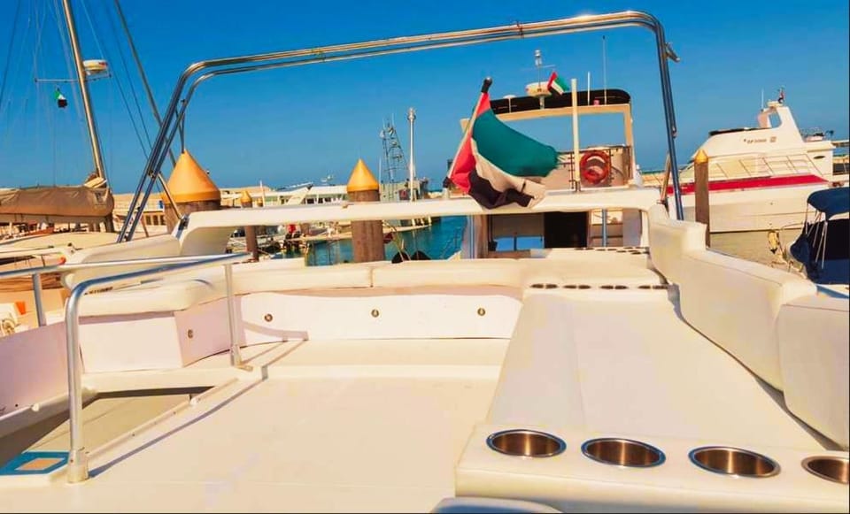 luxury yachts Docked boat in Dubai