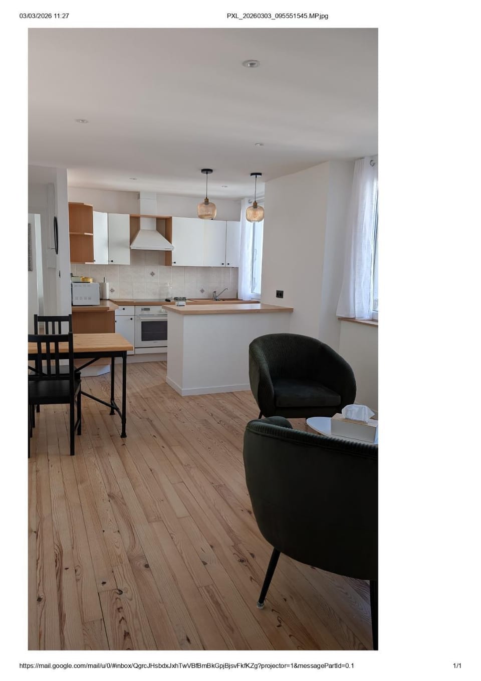 Living room, Dining area, kitchen