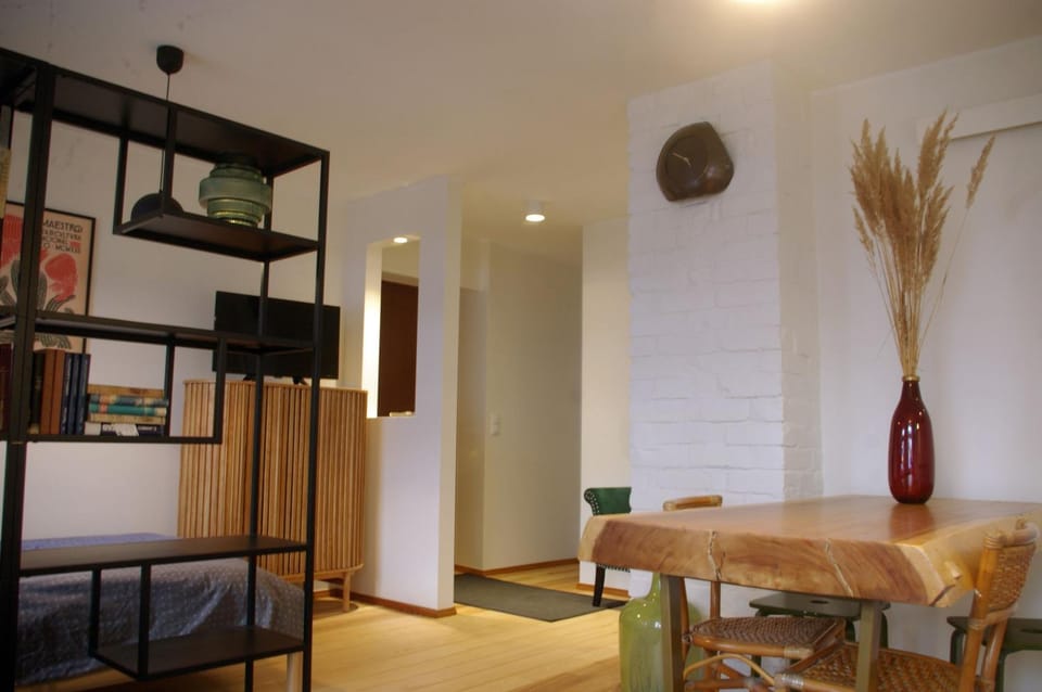 Facade/entrance, Living room, Dining area